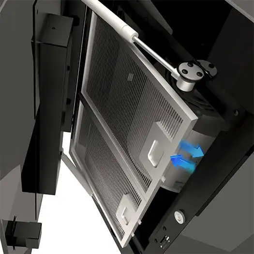 هود مورب آلتون H300BN مشکی 60cm