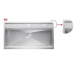 سینک توکار باکسی اخوان 352