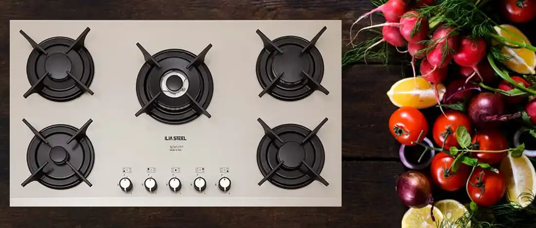خرید اجاق گاز صفحه ای ایلیا استیل (ایتالیایی) IG5913 از کارینوشاپ