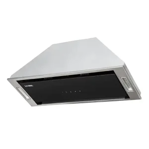 هود مخفی ایلیا استیل مدل هلما پلاس مشکی استیل 75cm