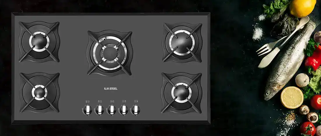 خرید اجاق گاز صفحه ای ایلیا استیل G518G از کارینوشاپ