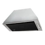 هود مخفی ایلیا استیل مدل آیسا مشکی استیل 60cm