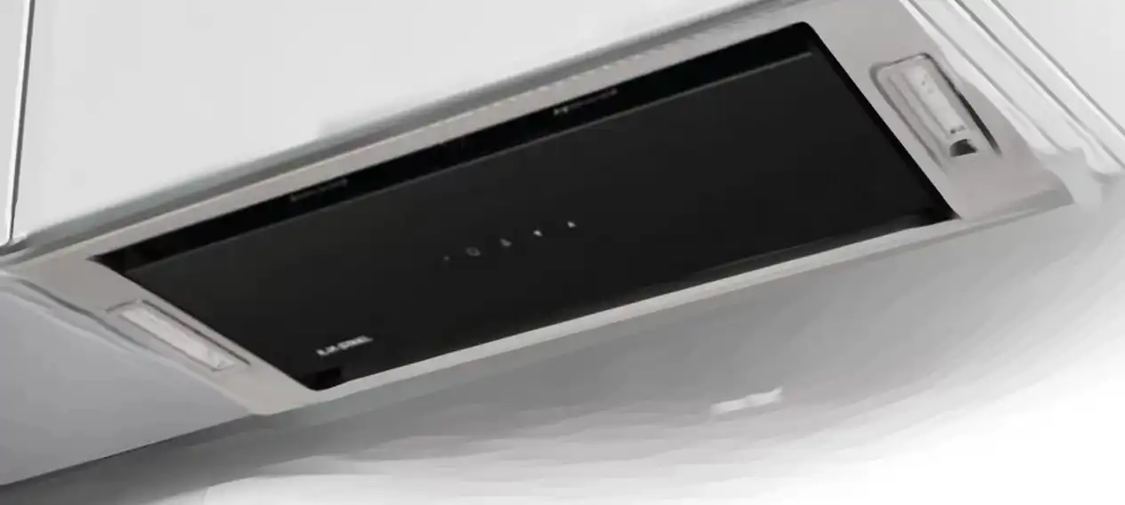پنل تنظیمات هود مخفی ایلیا استیل مدل آیسا مشکی استیل 60cm