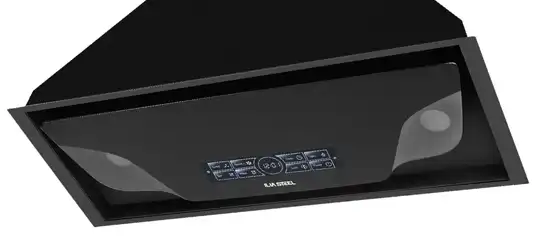 پنل تنظیمات هود مخفی ایلیا استیل مدل آلما مشکی 75cm
