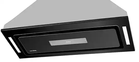 پنل هود مخفی ایلیا استیل مدل تارا مشکی 75cm