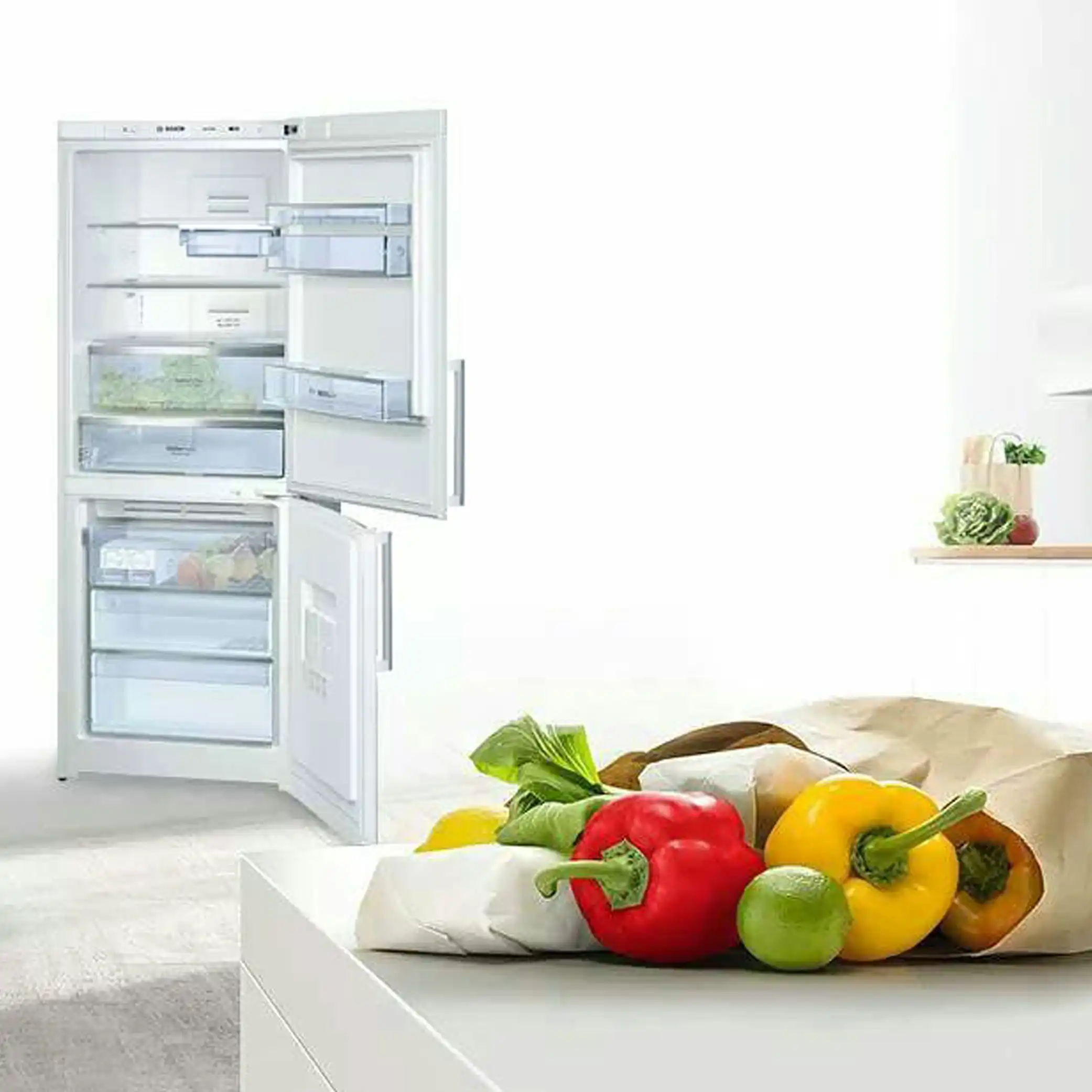 کشو یخچال فریزر بوش 25 فوت مدل KGN56AI204 استیل