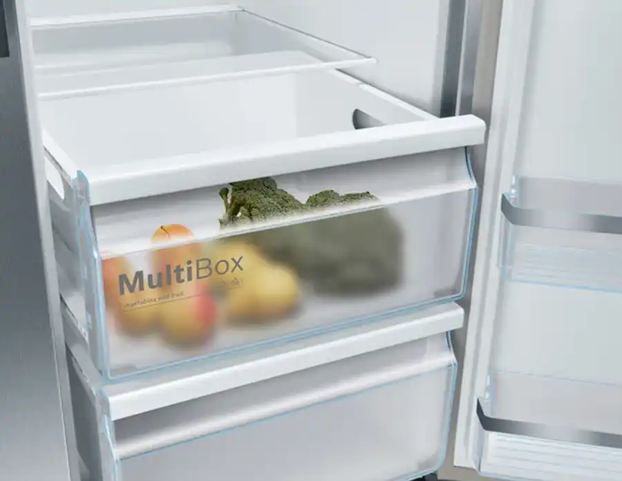 یخچال فریزر ساید بای ساید بوش 30 فوت مدل KAG93AI30M استیل