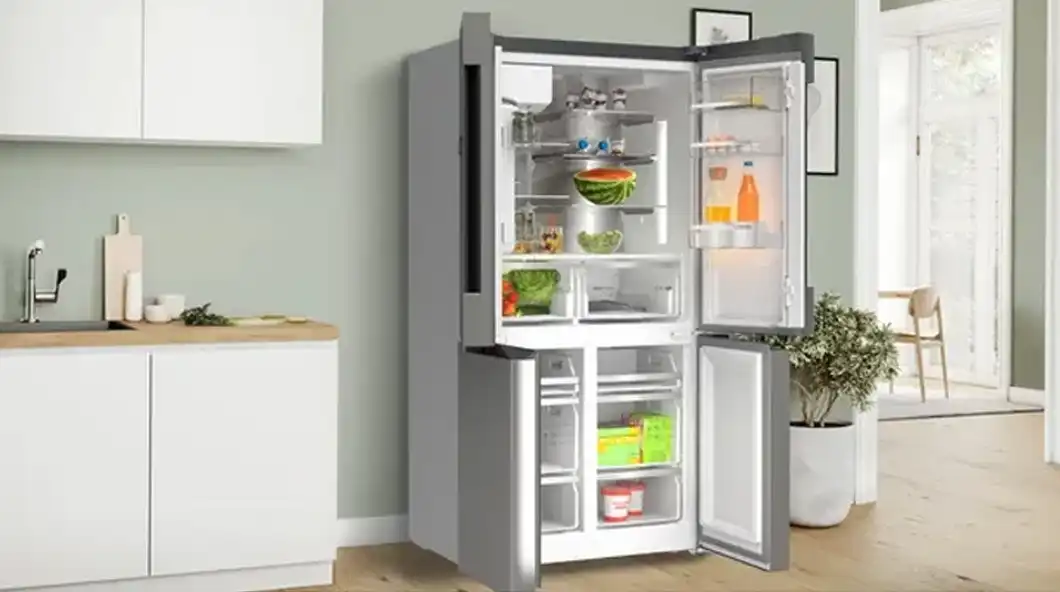 یخچال فریزر ساید بای ساید بوش 30 فوت مدل KFI96APEA استیل