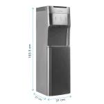 ابعاد آبسردکن منبع مخفی ایستکول TM-SG400P خاکستری