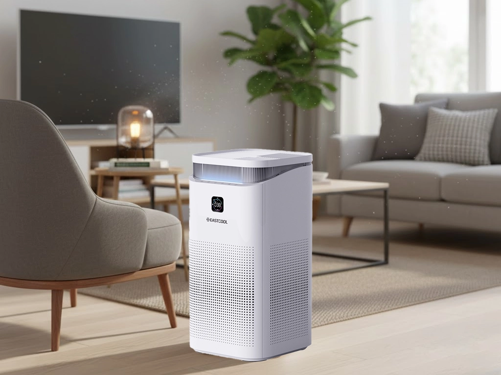 دستگاه تصفیه هوا ایستکول TM-TW500UV رنگ سفید