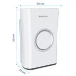 ابعاد دستگاه تصفیه هوا ایستکول TM-TW400H رنگ سفید