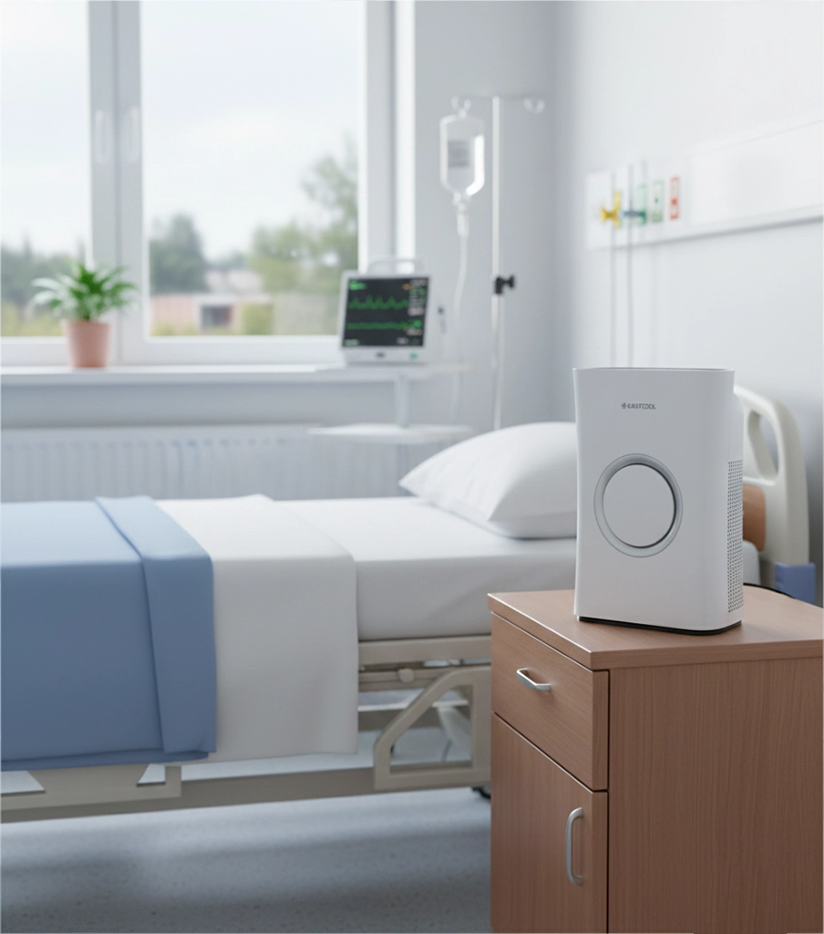 خرید دستگاه تصفیه هوا ایستکول TM-TW400H رنگ سفید