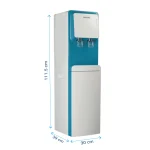 ابعاد آبسردکن اتصال به آب شهری ایستکول SW415UF سفید