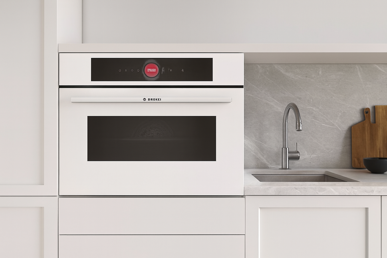 فر مایکروویو کامپکت توکار بوش مدل CMG7241W1 سفید
