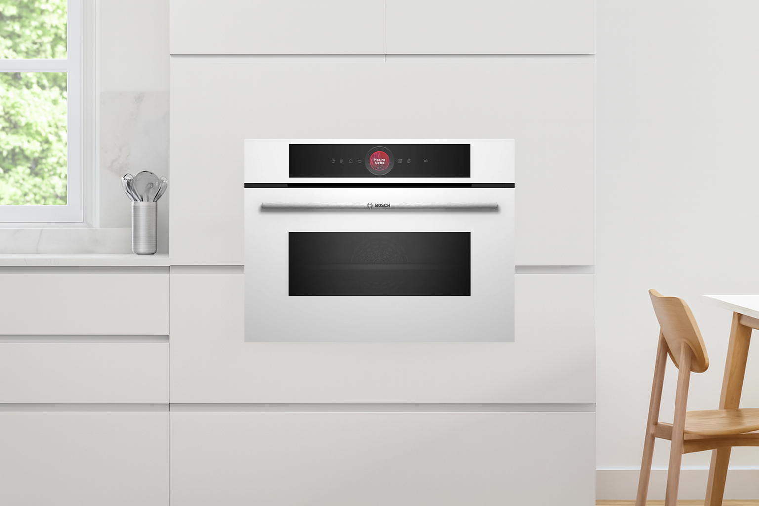 فر مایکروویو کامپکت توکار بوش مدل CMG7241W1 سفید