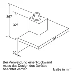 هود جزیره ای بوش مدل DWB96IM50 استیل 90cm