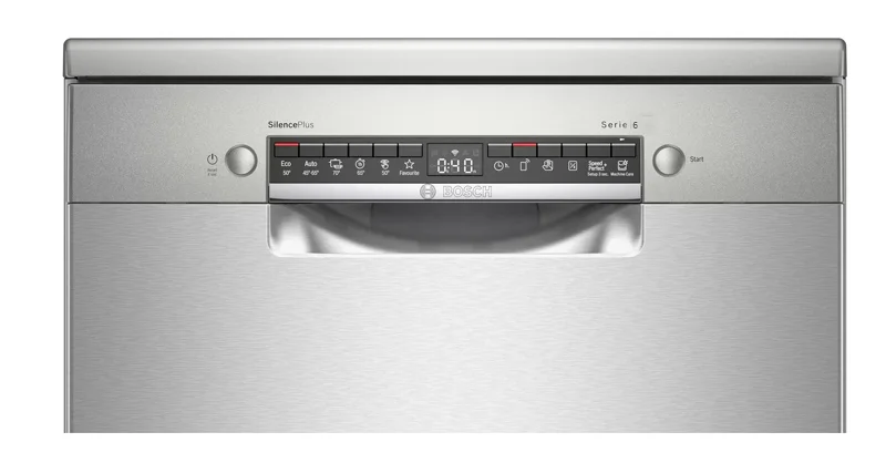 دکمه های پنل ماشین ظرفشویی 14 نفره بوش SMS6ZCI08Q استیل