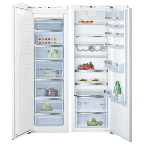 یخچال فریزر دوقلو توکار بوش مدل KIR81AF30U-GIN81AEF0U سفید