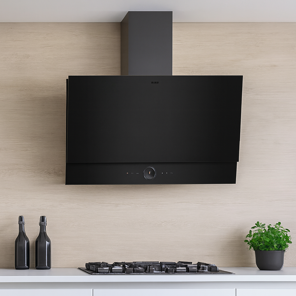 نحوه اتصال هود دیواری بوش مدل DWF97RW62 مشکی 90cm