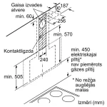 هود دیواری بوش مدل DWF97RW62 مشکی 90cm