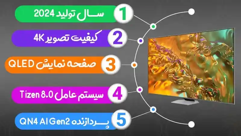 مشخصات تلویزیون سامسونگ 65 اینچ 65Q80D