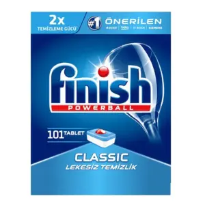 قرص اصل فینیش ترکیه و اصل اروپا قرص ماشین ظرفشویی کلاسیک فینیش FINISH تعداد قرص 14 عدد اصل