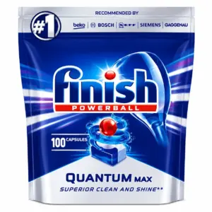قرص ظرفشویی اصل فینیش ترکیه و اصل اروپا قرص ماشین ظرفشویی کوآنتوم فینیش FINISH تعداد قرص 100 عدد اصل