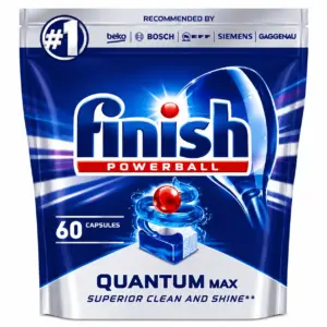 قرص اصل فینیش ترکیه و اصل اروپا قرص ماشین ظرفشویی کوآنتوم فینیش FINISH تعداد قرص 60 عدد اصل