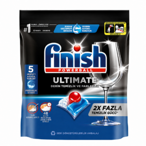 قرص ماشین ظرفشویی اولتیمیت فینیش FINISH تعداد قرص 5 عدد اصل ، قرص اصل فینیش ترکیه و اصل اروپا خرید از نمایندگی قرص ماشین ظرفشویی فینیش