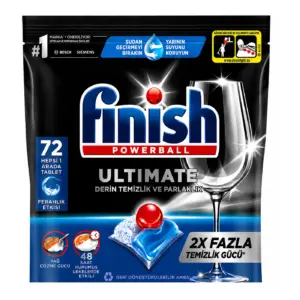 قرص ماشین ظرفشویی اولتیمیت فینیش FINISH تعداد قرص 72 عدد اصل ، قرص اصل فینیش ترکیه و اصل اروپا خرید از نمایندگی قرص ماشین ظرفشویی فینیش
