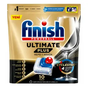 قرص ماشین ظرفشویی اولتیمیت پلاس فینیش FINISH تعداد قرص 5 عدد اصل ، قرص اصل فینیش ترکیه و اصل اروپا خرید از نمایندگی قرص ماشین ظرفشویی فینیش