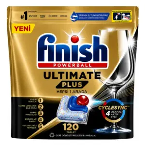 قرص ماشین ظرفشویی اولتیمیت پلاس فینیش FINISH تعداد قرص 120 عدد اصل ، قرص اصل فینیش ترکیه و اصل اروپا خرید از نمایندگی قرص ماشین ظرفشویی فینیش