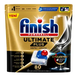 قرص ماشین ظرفشویی اولتیمیت پلاس فینیش FINISH تعداد قرص 80 عدد اصل ، قرص اصل فینیش ترکیه و اصل اروپا خرید از نمایندگی قرص ماشین ظرفشویی فینیش