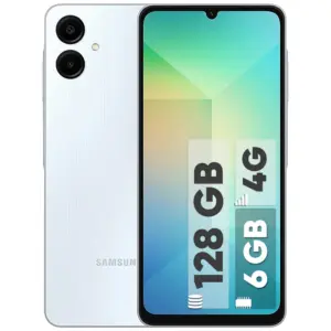 خرید Samsung Galaxy A06 با حافظه 128GB و رم 6GB؛ نمایشگر 6.7 اینچی، تراشه Helio G85، دوربین 50MP، باتری 5000mAh و شارژ 25W.